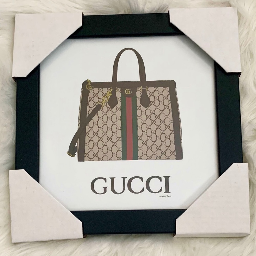 NEW Fairchild Paris Gucci Framed Art